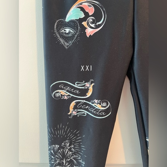 AGUA BENDITA GIRLS LEGGINGS SWIM PANTS RONI MARE NWT - Picture 6 of 16